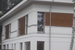 Elewacje drewniane - Elewacja żyletki modrzew syberyjski