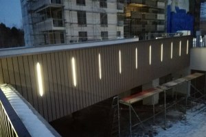 Elewacje drewniane - Most Modrzew syberyjski