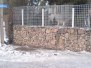 Inne - płot z gabionów