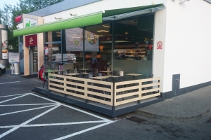 Tarasy kompozytowe - Cafe taras Orlen twinson